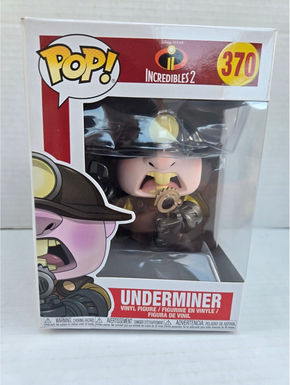 Funko Pop! Incredibles 2 Underminer Vinyl Figure #370 Collectible